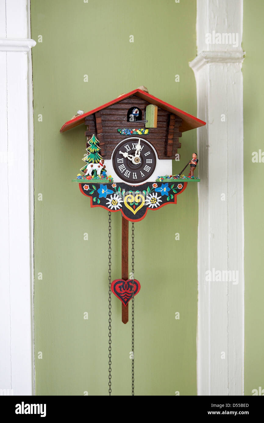 Orologio a cucù Foto Stock