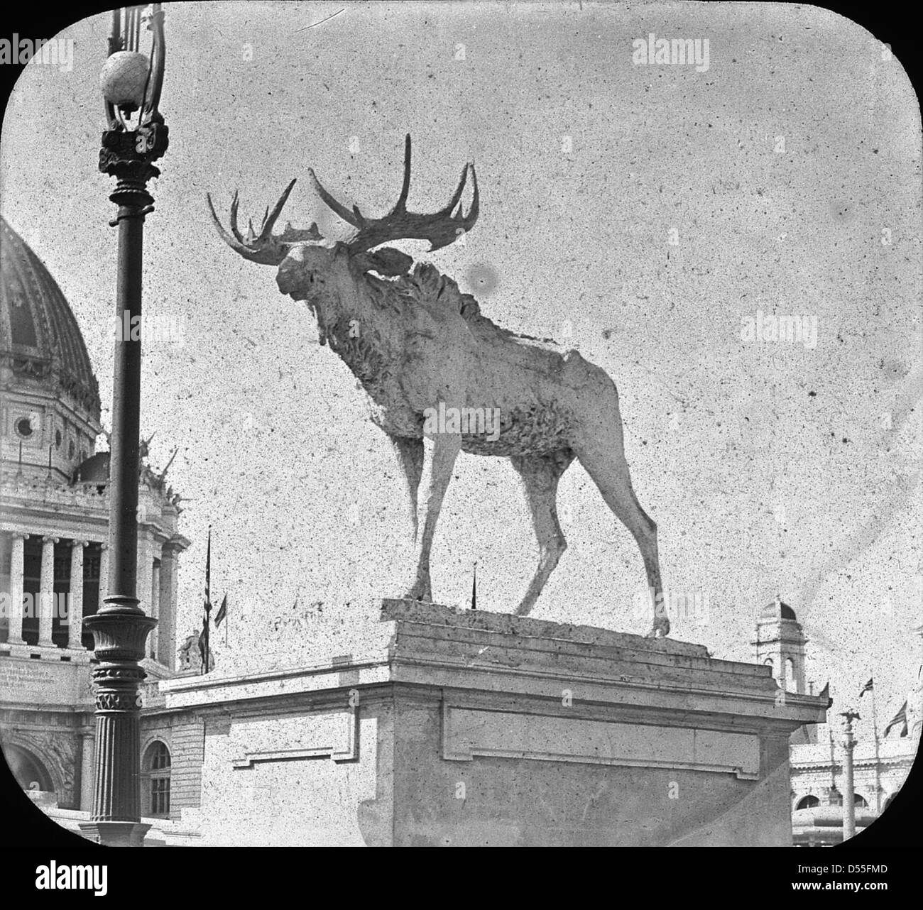 World's Columbian Exposition: vista esterna, Chicago, Stati Uniti, 1893. Foto Stock