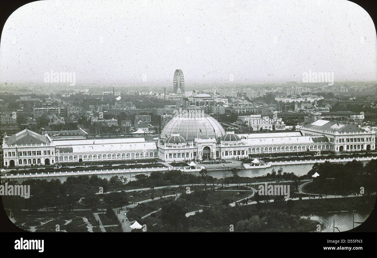 World's Columbian Exposition: Edificio orticola, Chicago, Stati Uniti, 1893. Foto Stock