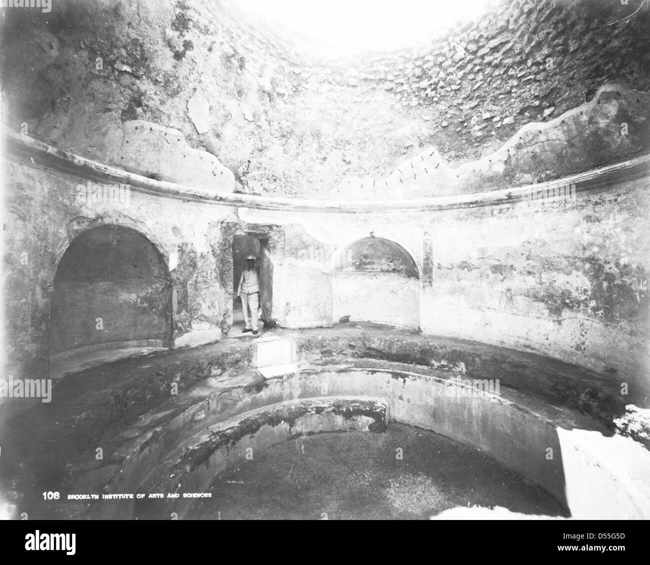 Pompei: vista da Bagni di Stabiae, Pompei. Foto Stock