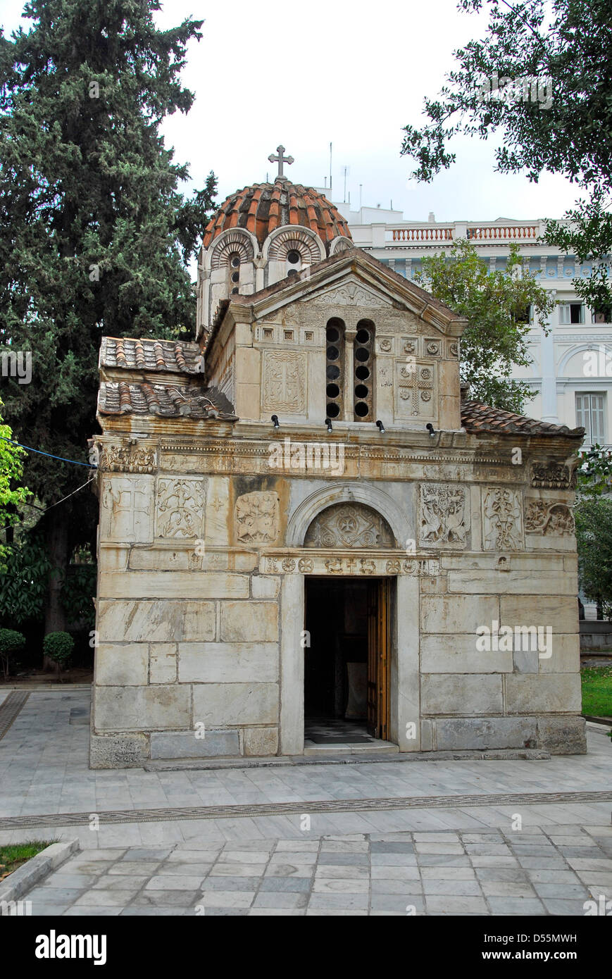 Trinità Santa Chiesa greco-ortodossa di Atene, Grecia Foto Stock