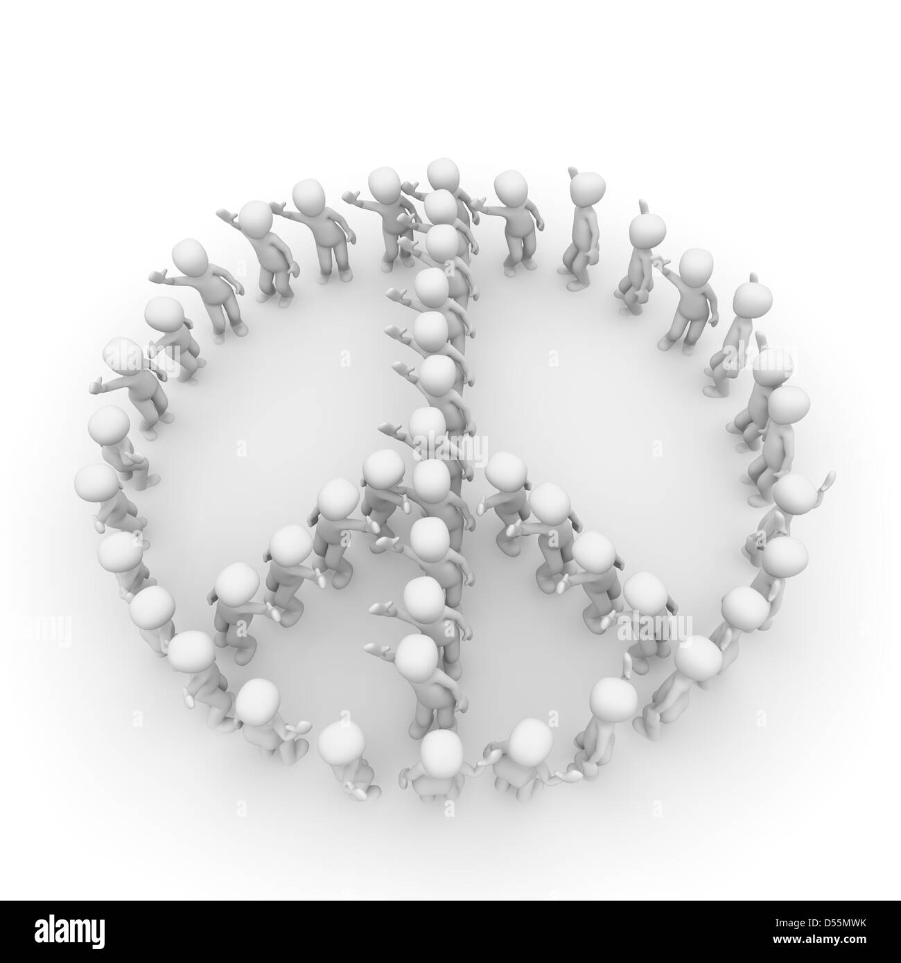 La pace è il desiderio più grande di molte persone sul pianeta terra Foto Stock