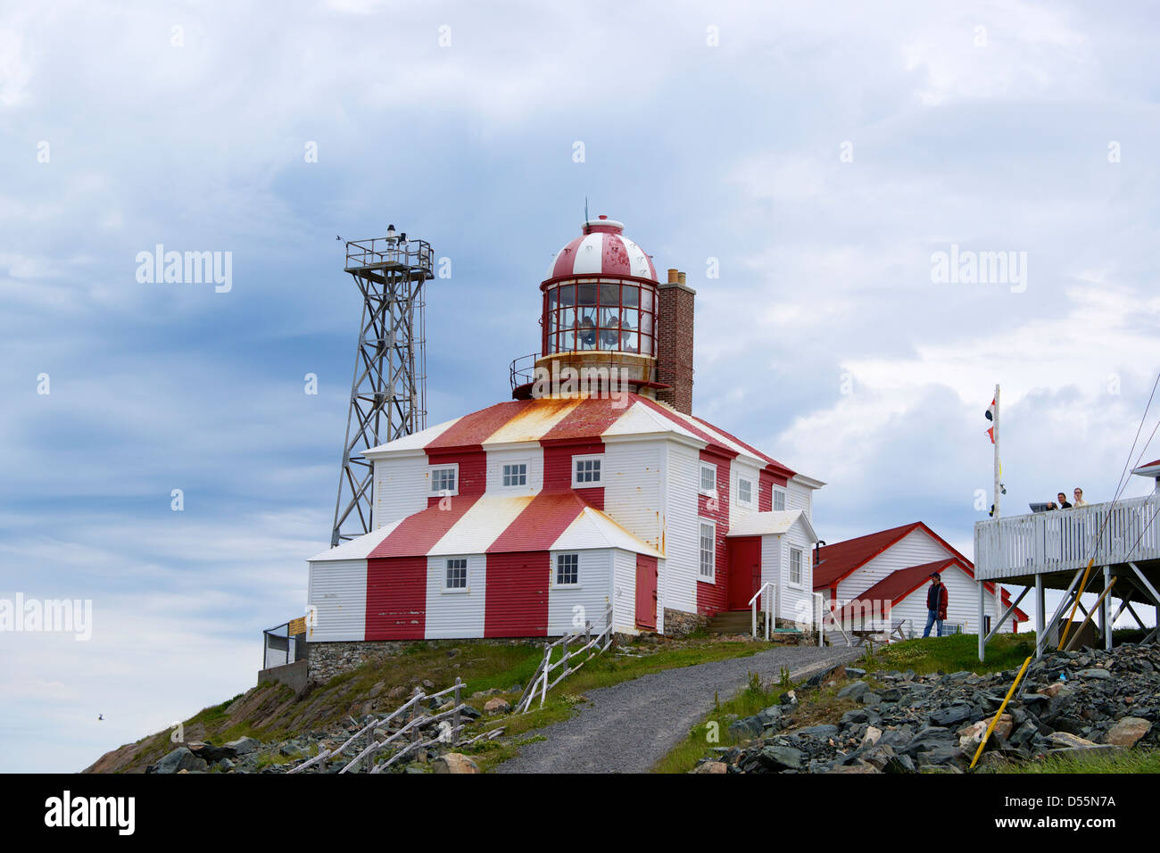 Cape Bonavista faro, Terranova. Foto Stock