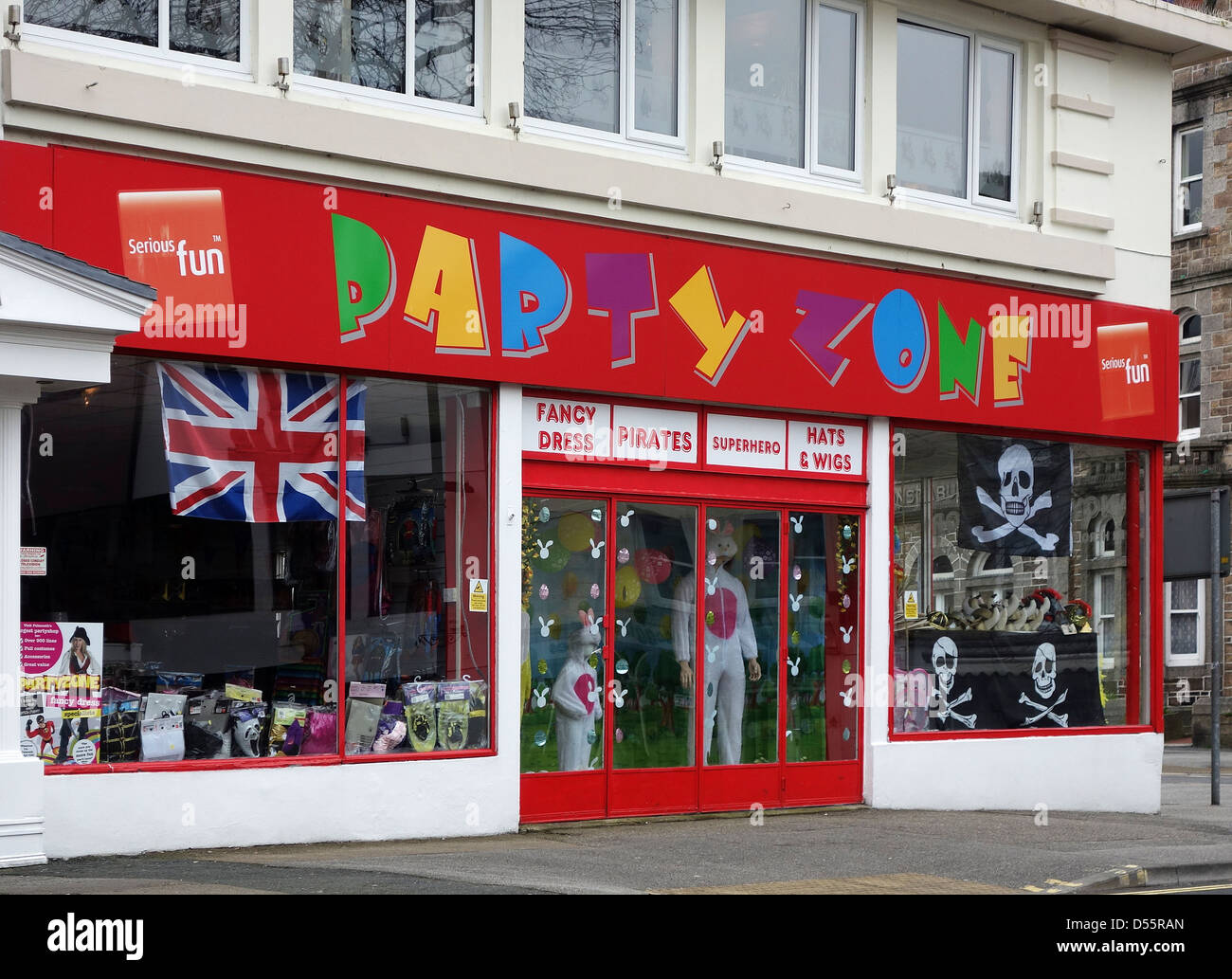 Un fancy dress shop Foto Stock