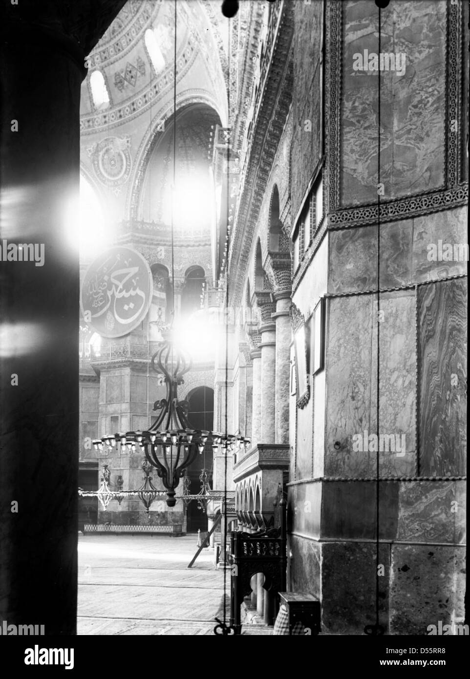 La basilica di Santa Sofia, Istanbul, Turchia, 1914. Foto Stock