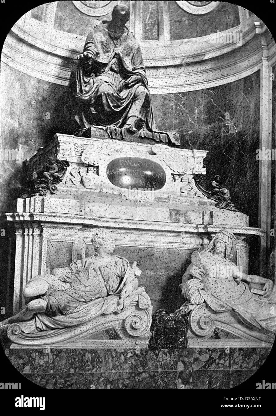 La basilica di San Pietro in città del Vaticano, Roma, è una delle chiese più grandi e importanti del mondo. Conosciuta per la sua grandiosa architettura, è un importante sito di pellegrinaggio e un simbolo del potere e dell'influenza della Chiesa cattolica. Foto Stock