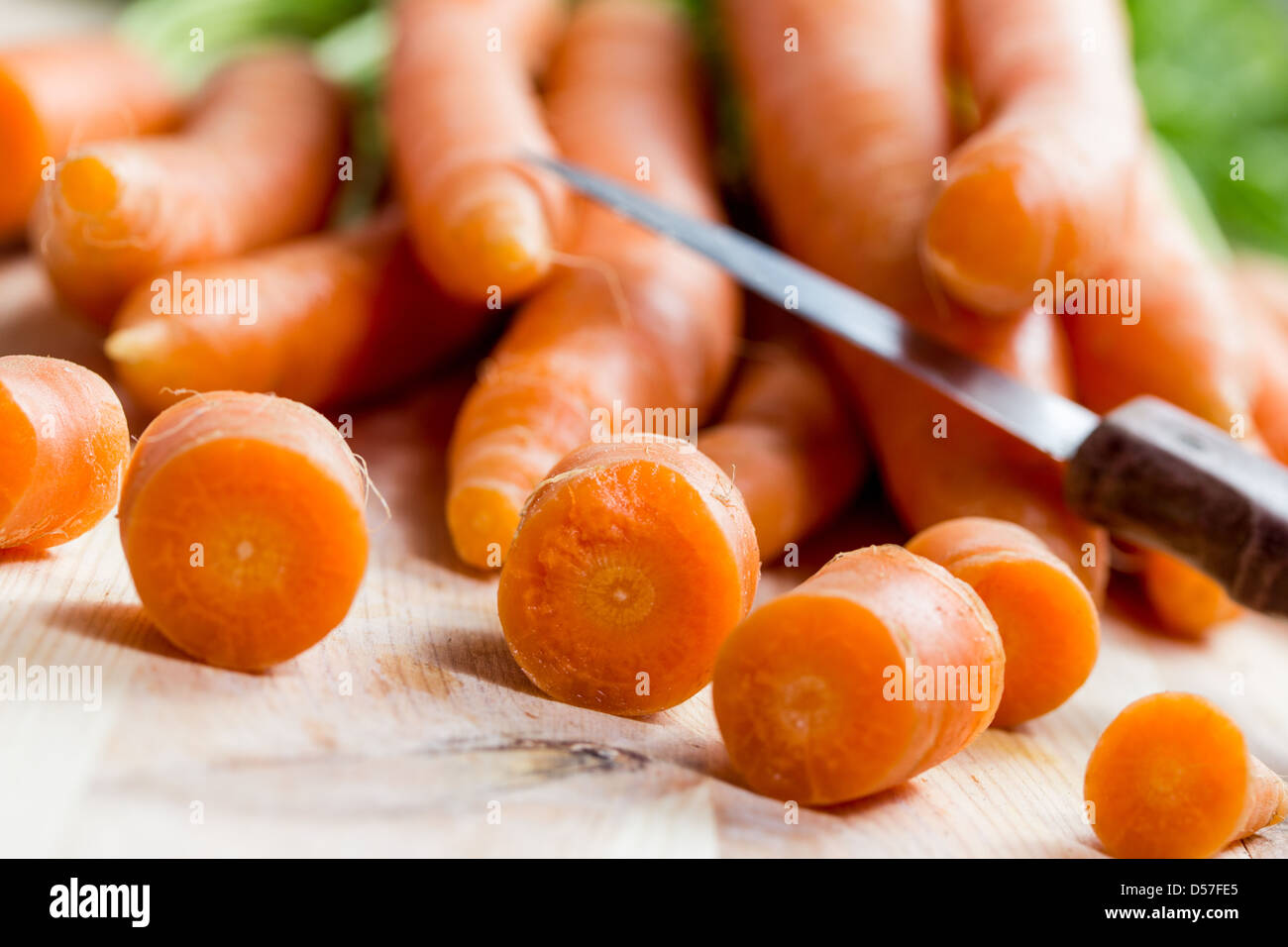 carote fresche Foto Stock