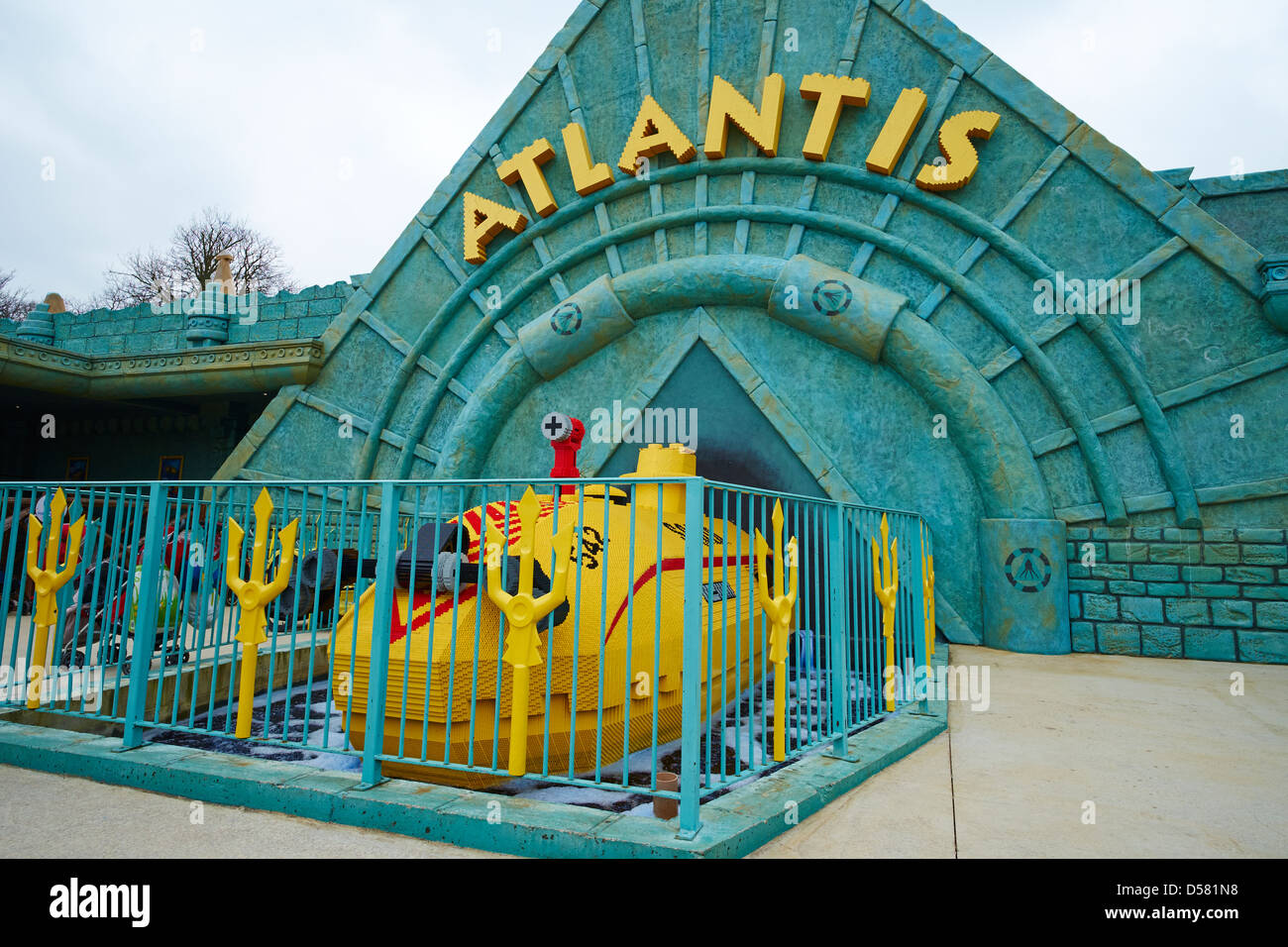 Sottomarino Atlantis Ride Legoland Windsor REGNO UNITO Foto Stock