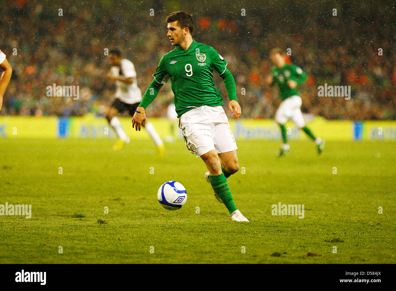 Dublino, Irlanda. 26 marzo, 2013. Shane Long di Rep di Irlanda, World Cup Qualification Group C - REP D'IRLANDA 2-1 Austria, Aviva Stadium di Dublino in Irlanda. Foto Stock