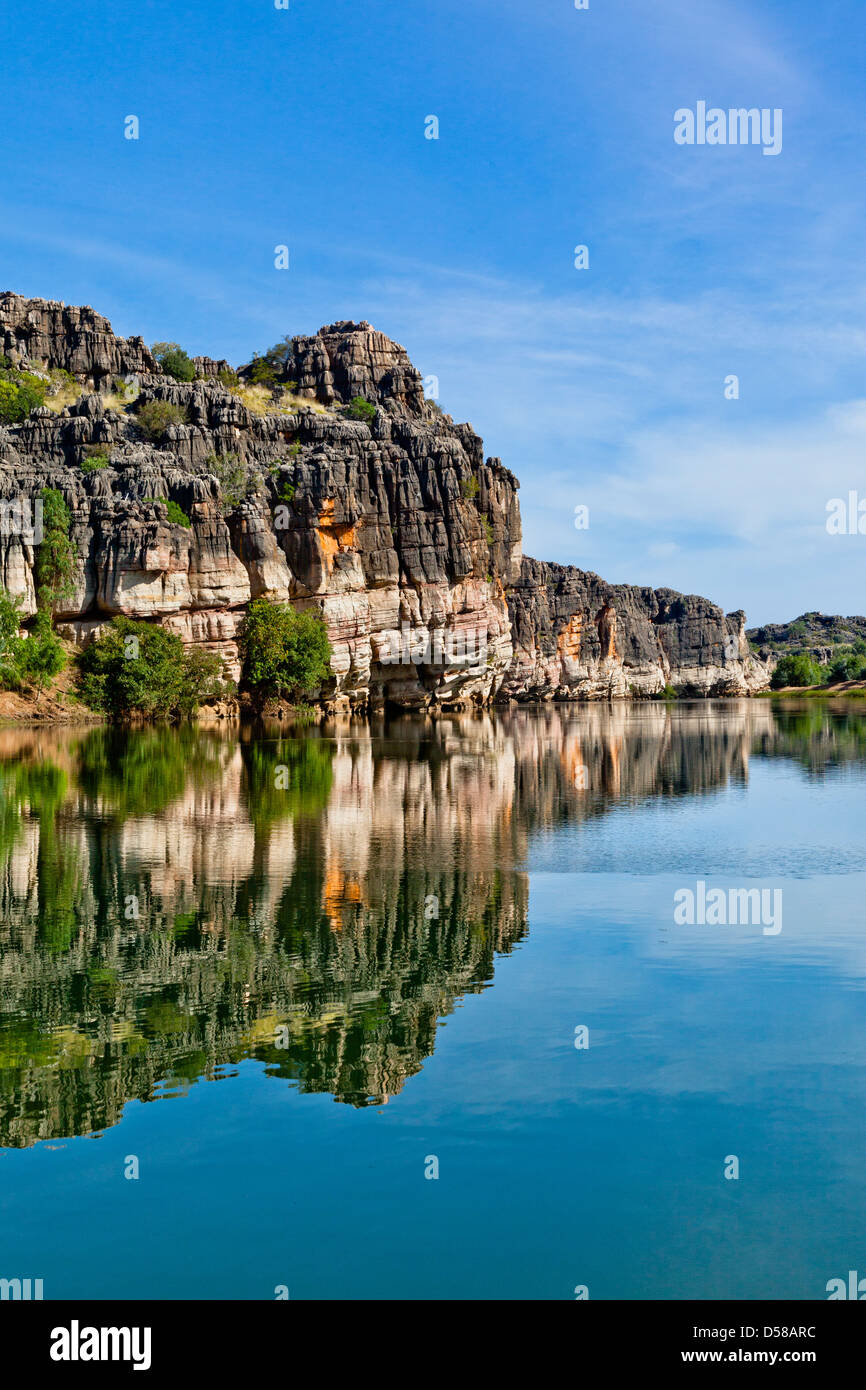 Western Australia, Kimberley, Geikie Gorge Foto Stock