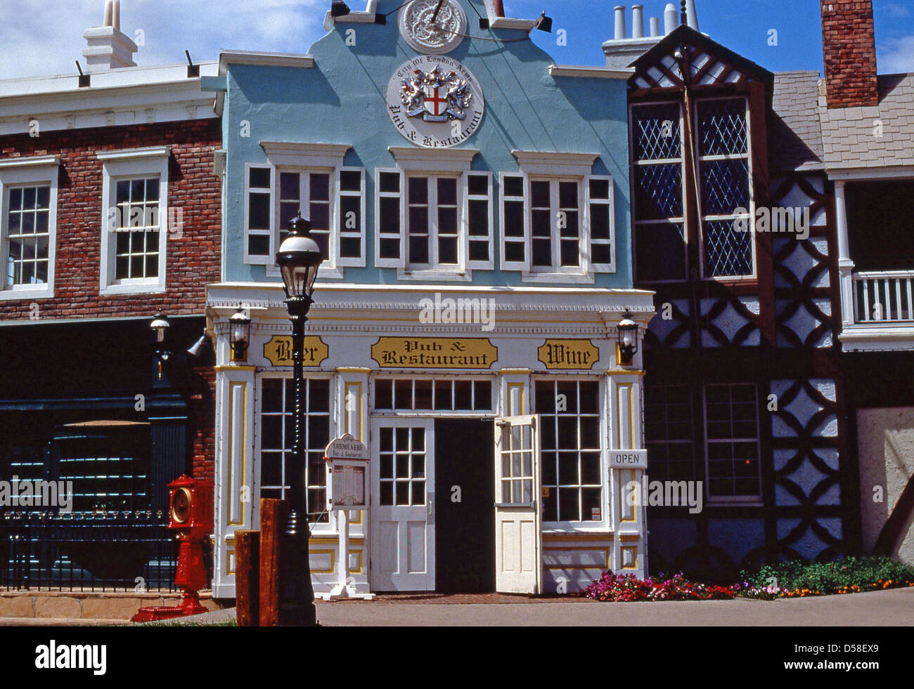 Pub Inglese, Lake Havasu City, Mohave County, Arizona, Stati Uniti d'America Foto Stock