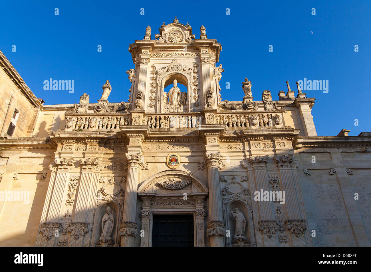 Il Duomo di Lecce, Piazza del Duomo Lecce Puglia Italia Foto Stock