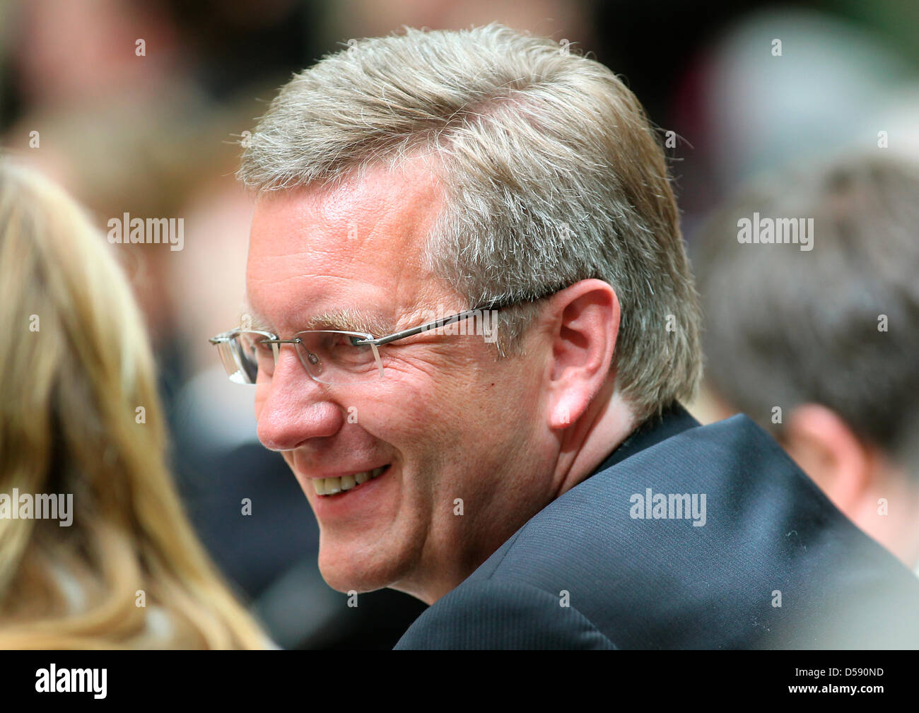 Bassa Sassonia il Primo ministro Christian Wulff (CDU), il candidato alla carica di Presidente della Repubblica Federale Tedesca, partecipa a una sessione del Bundesrat tedesco a Berlino, Germania, 04 giugno 2010. Foto: WOLFGANG KUMM Foto Stock