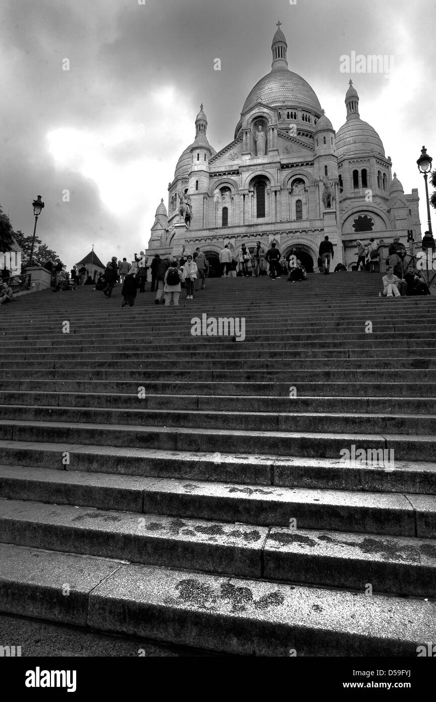 Il Sacre Coeur, Parigi Foto Stock