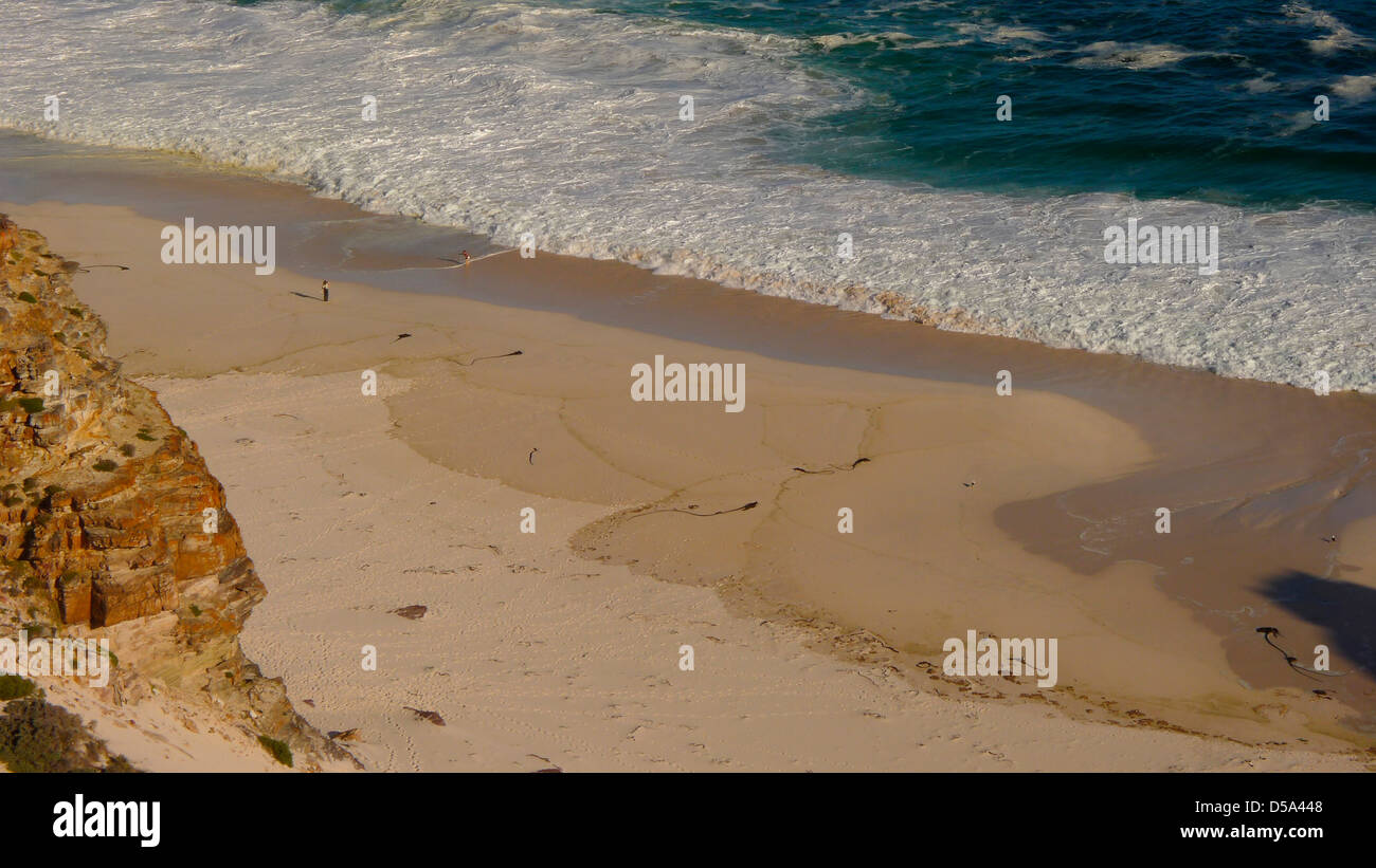 Spiaggia solitaria, Capo di Buona Speranza, sud africa Foto Stock