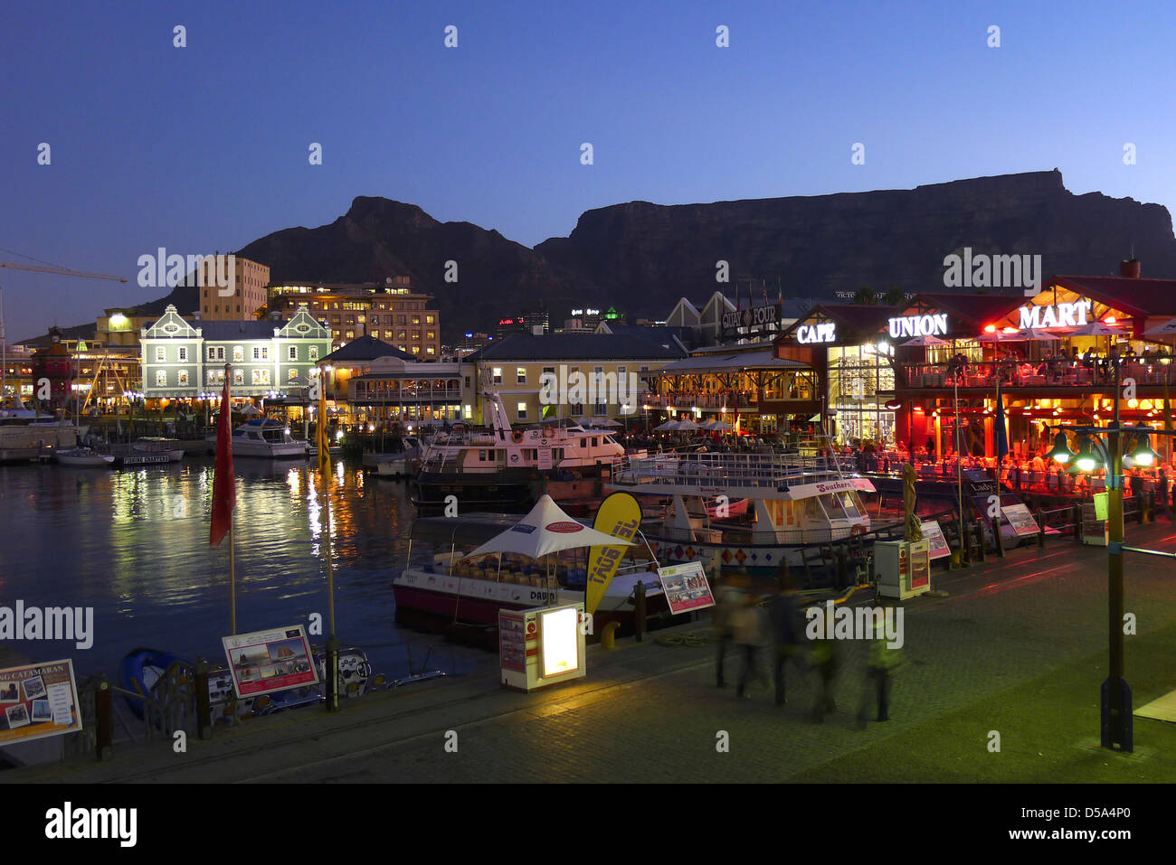 Victoria Wharf, cape town, Sud Africa Foto Stock