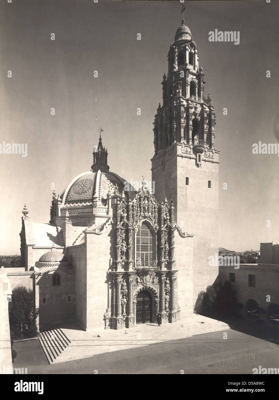 California State Building, 1915 Panama-California Exposition Foto Stock