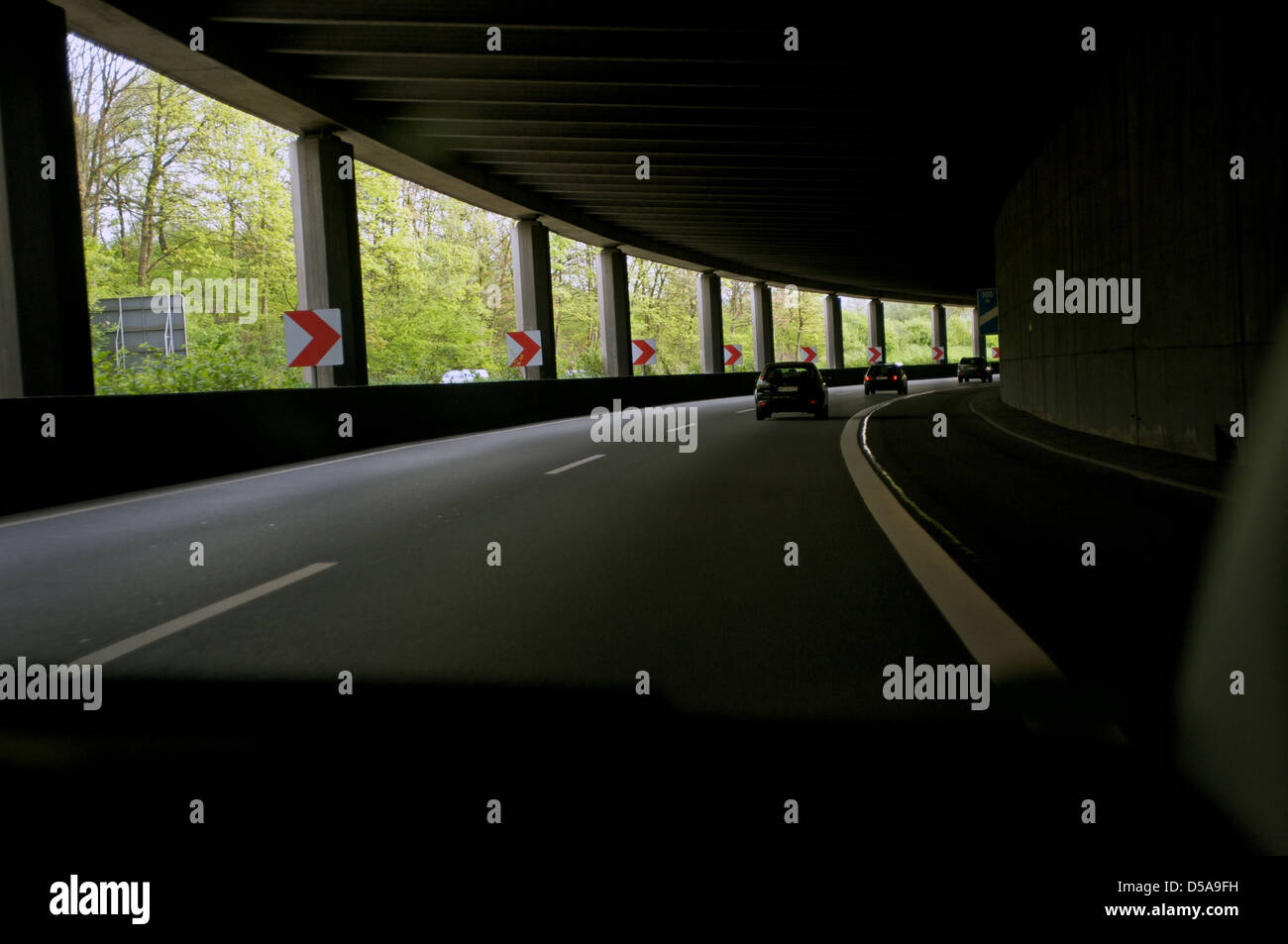 Sternenberg tunnel una46 Wuppertal Germania Foto Stock