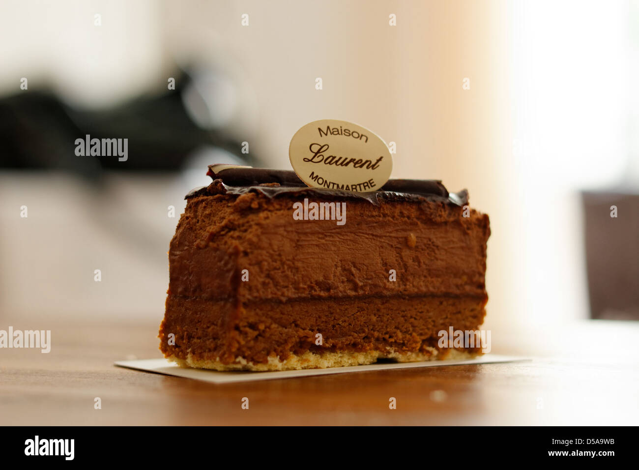 Francese torta al cioccolato Foto Stock