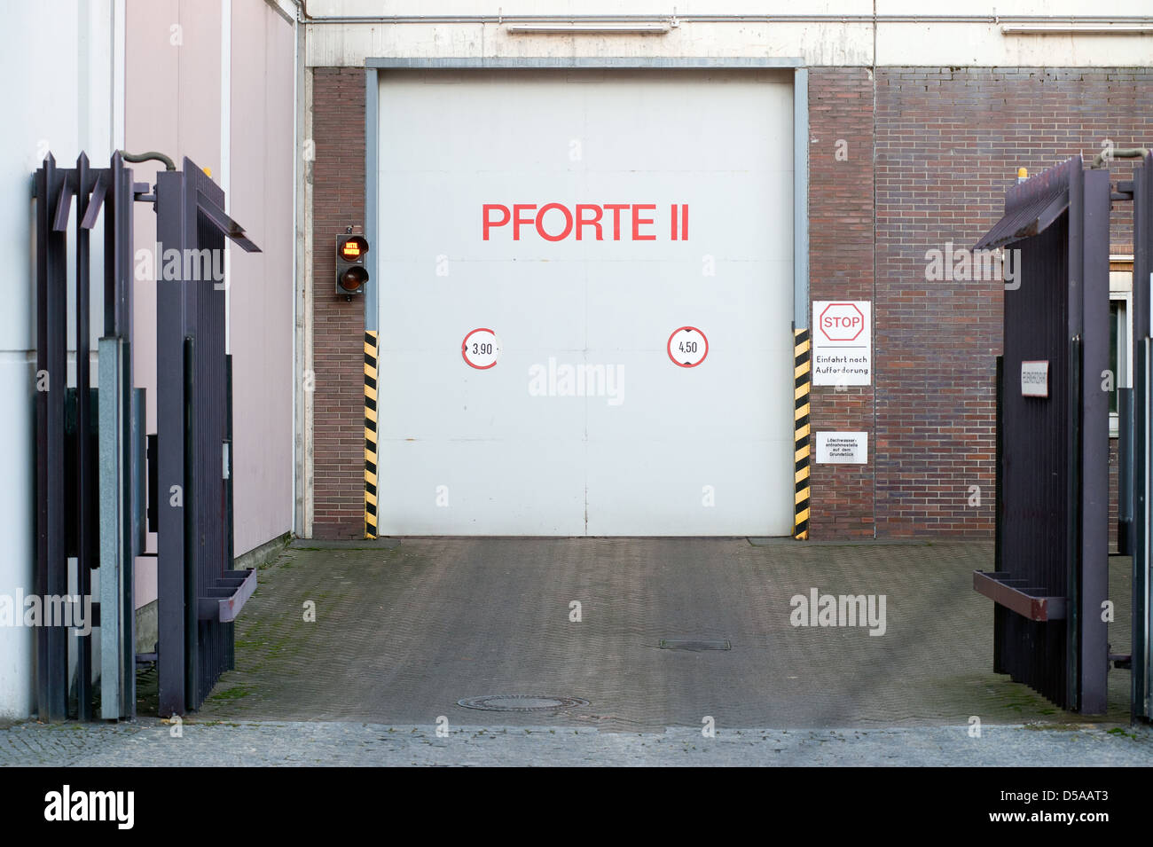 Berlino, Germania, la porta 2 della Penitenzieria Moabit Foto Stock