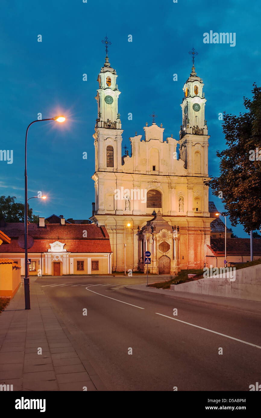 San Pietro e la chiesa di San Paolo a Vilnius, Lituania Foto Stock