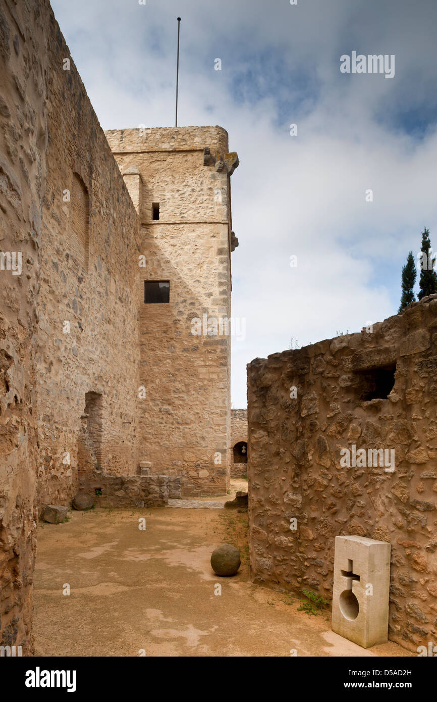Castello di Santiago, a SANLUCAR DE BARRAMEDA, cadice Foto Stock