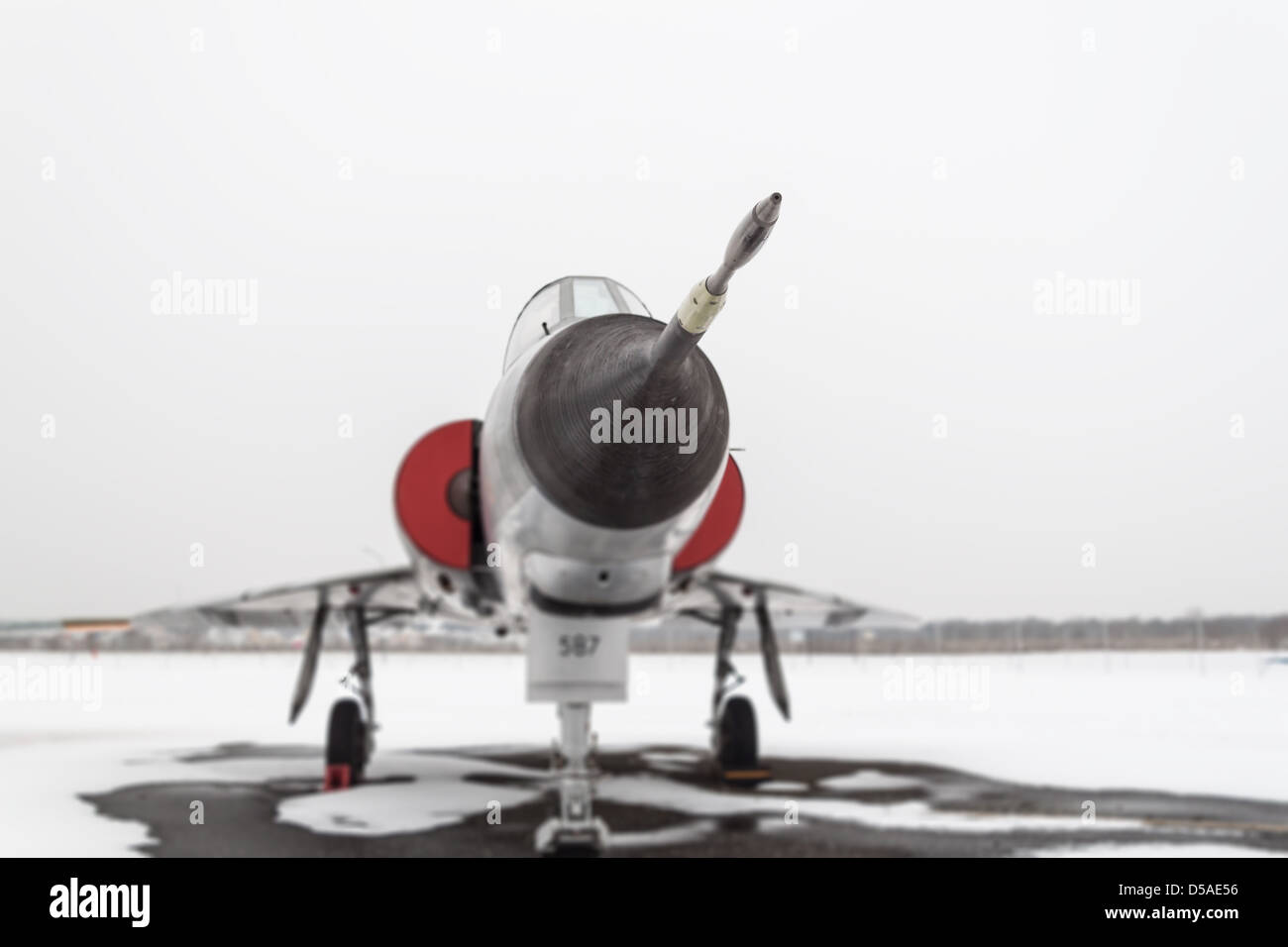 Berlino, Germania, un Lockheed F-104 Starfighter nella Air Force Museum Gatow Foto Stock