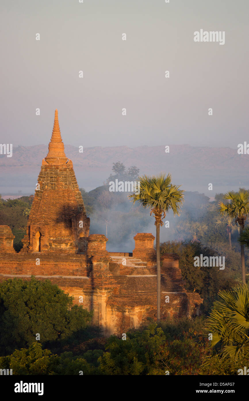 Vedute aeree di Bagan Myanmar Foto Stock
