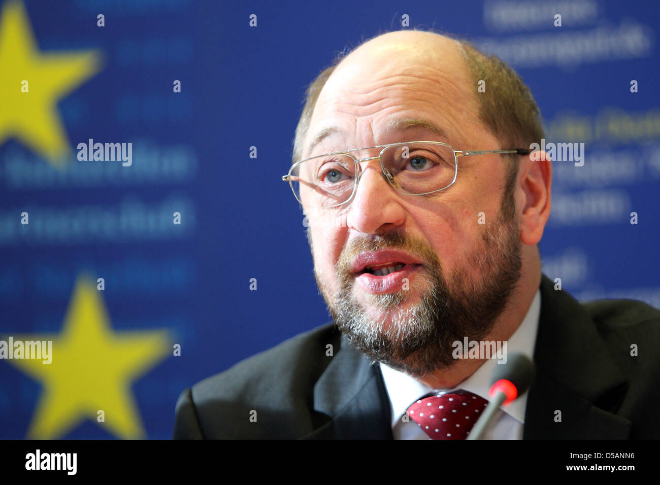 Berlino, Germania, Martin Schulz, DOCUP, Presidente del Parlamento europeo Foto Stock