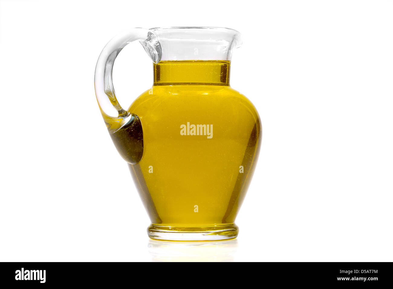 Un olio extra vergine di oliva jar Foto Stock