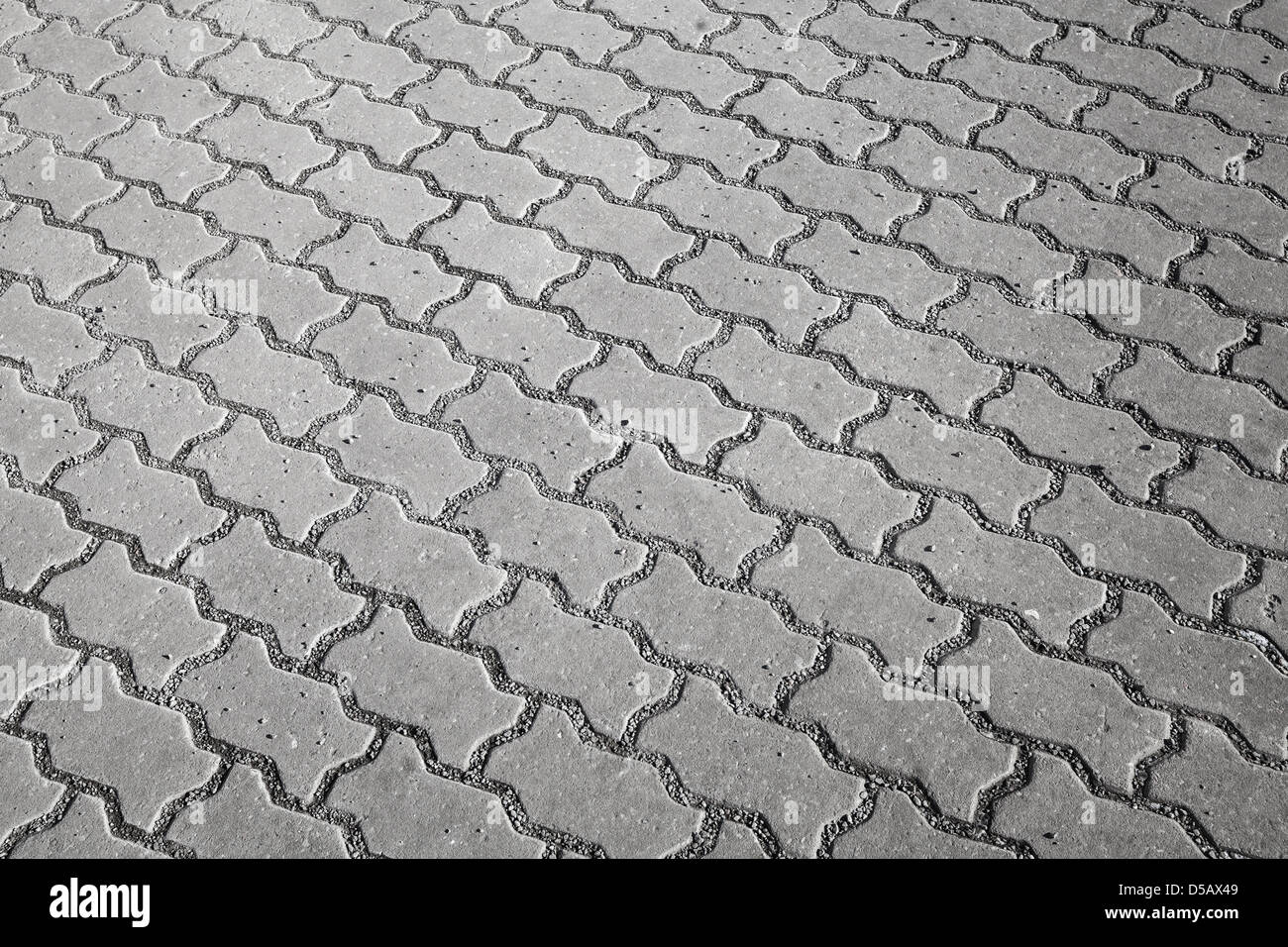 Texture di sfondo di grigio moderna strada acciottolata Foto Stock