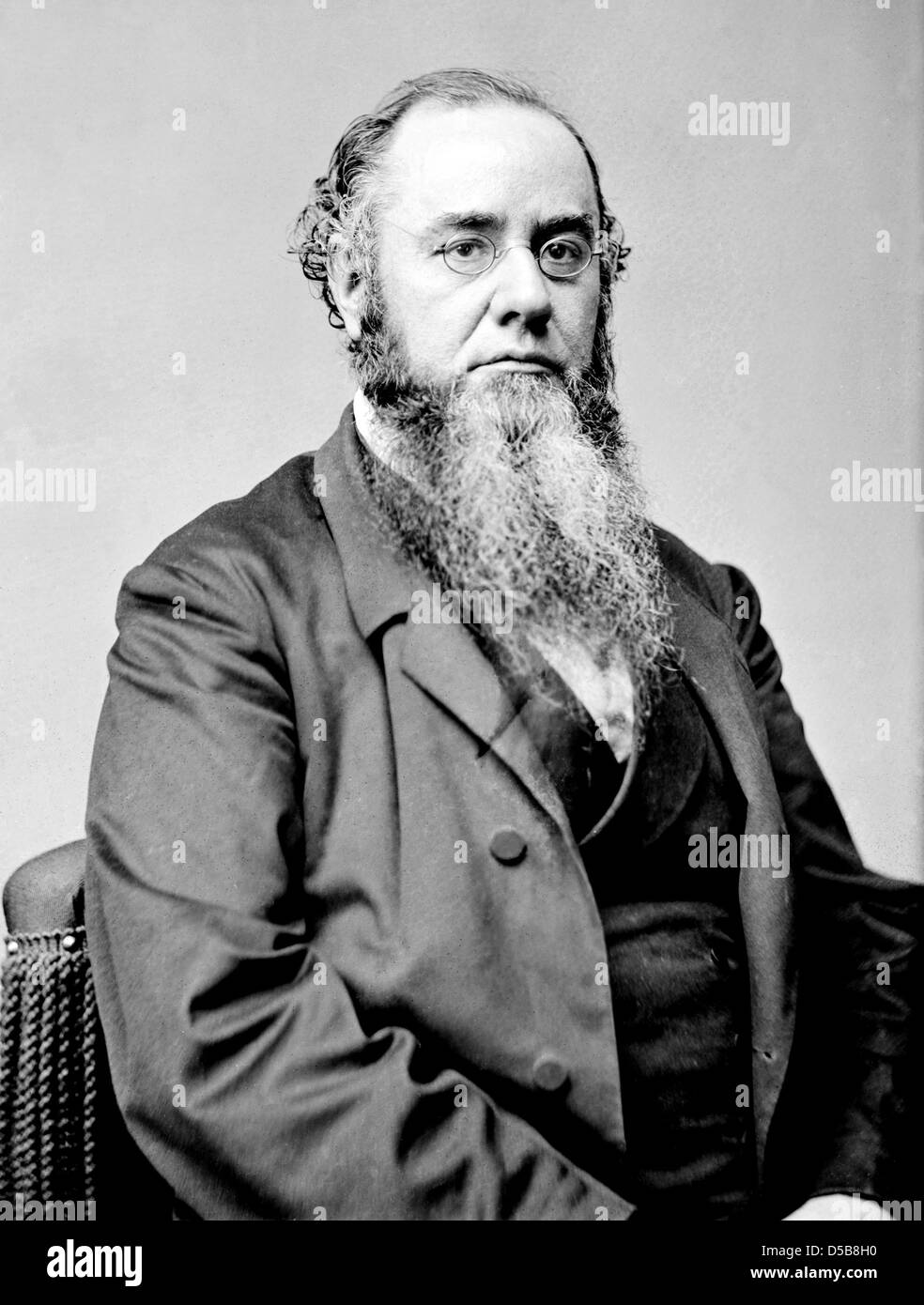 EDWIN STANTON (1814-1869) avvocato americano che ha servito come segretario di guerra sotto Abraham Lincoln Foto Stock