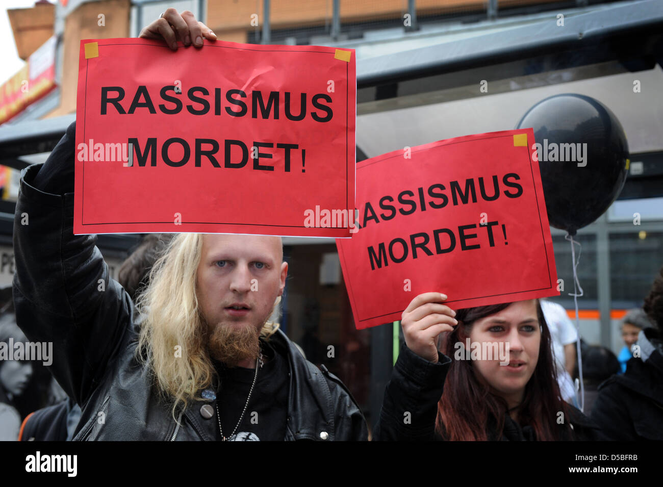 Berlino, Germania, giornata internazionale contro il razzismo Foto Stock