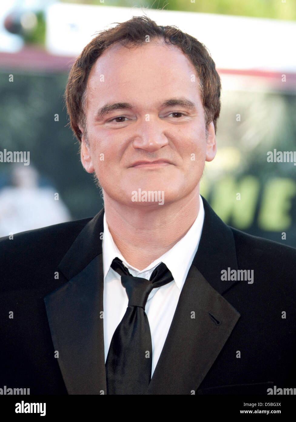 Direttore e Presidente della giuria Quentin Tarantino assiste la premiere del 'Black Swan' durante la 67th Venice International Film Festival presso il Palazzo del Cinema di Venezia, Italia, 01 settembre 2010. Foto: Hubert Boesl Foto Stock