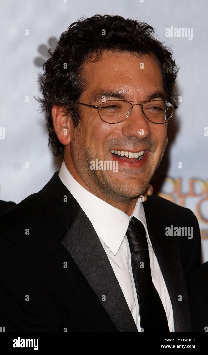 Noi regista Todd Phillips pone nella sala stampa della sessantasettesima Annuale di Golden Globe Awards presentato dalla Hollywood Foreign Press Association presso Hotel Beverly Hilton di Beverly Hills, Los Angeles, Stati Uniti d'America, 17 gennaio 2010. Foto: Hubert Boesl Foto Stock