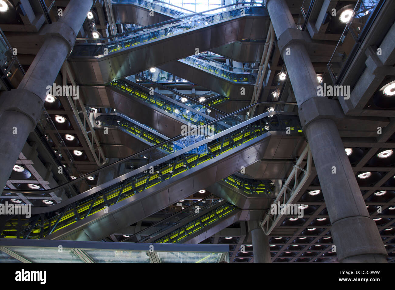 Scalone dei Lloyds building Foto Stock