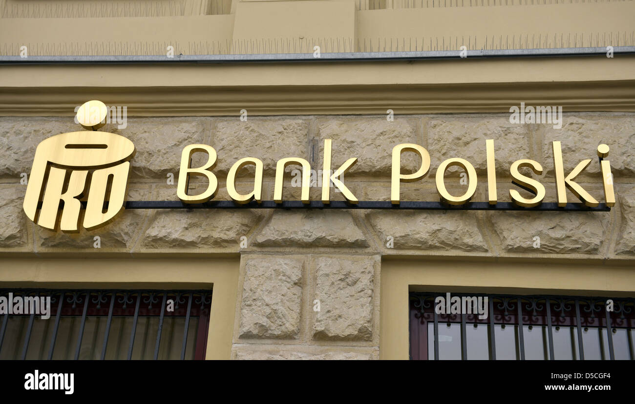 Banca di Polski bank building, Polonia Foto Stock