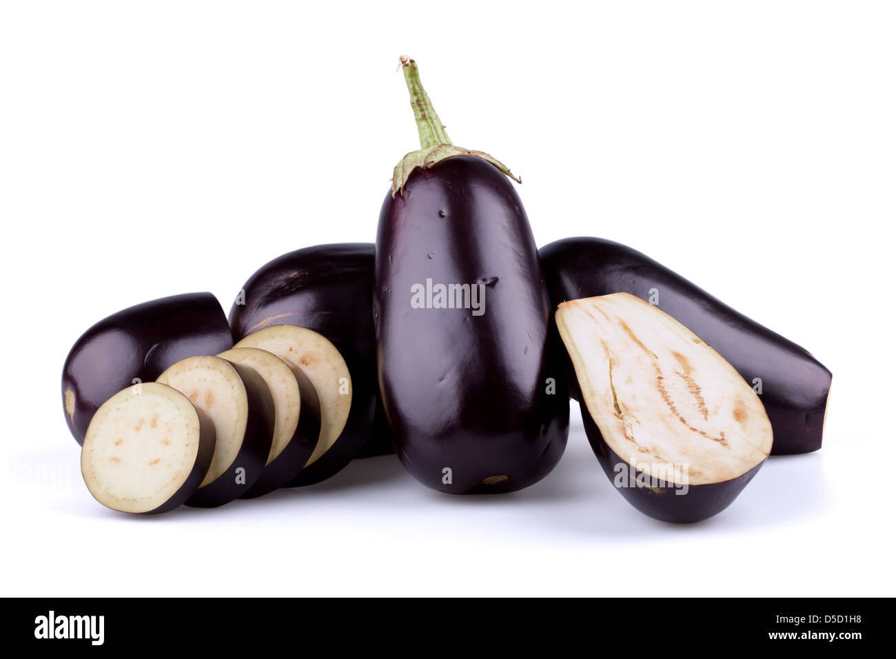 Le melanzane o le melanzane Foto Stock