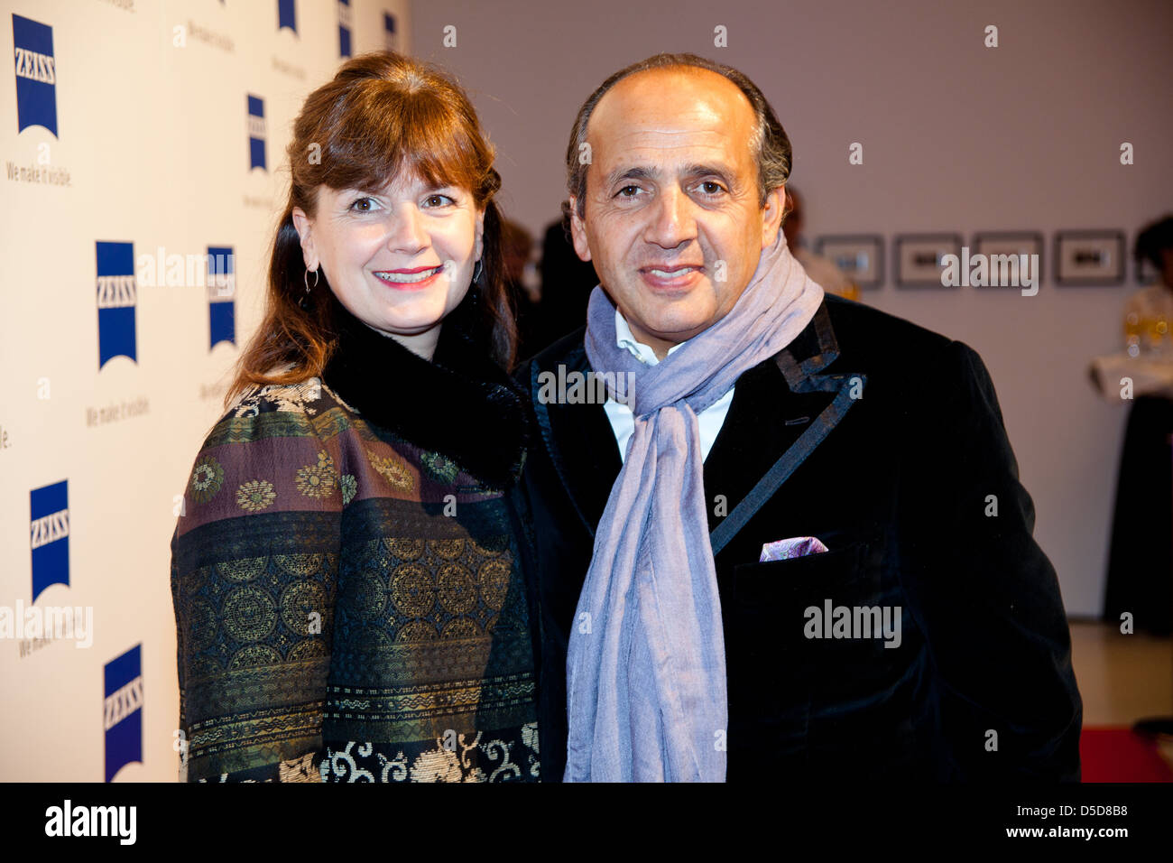 Hadi Teherani e valutazione in occasione del lancio di "Arte Zeiss Kalender ' a una cena di gala al Haus der Photographie. Amburgo Germania Foto Stock