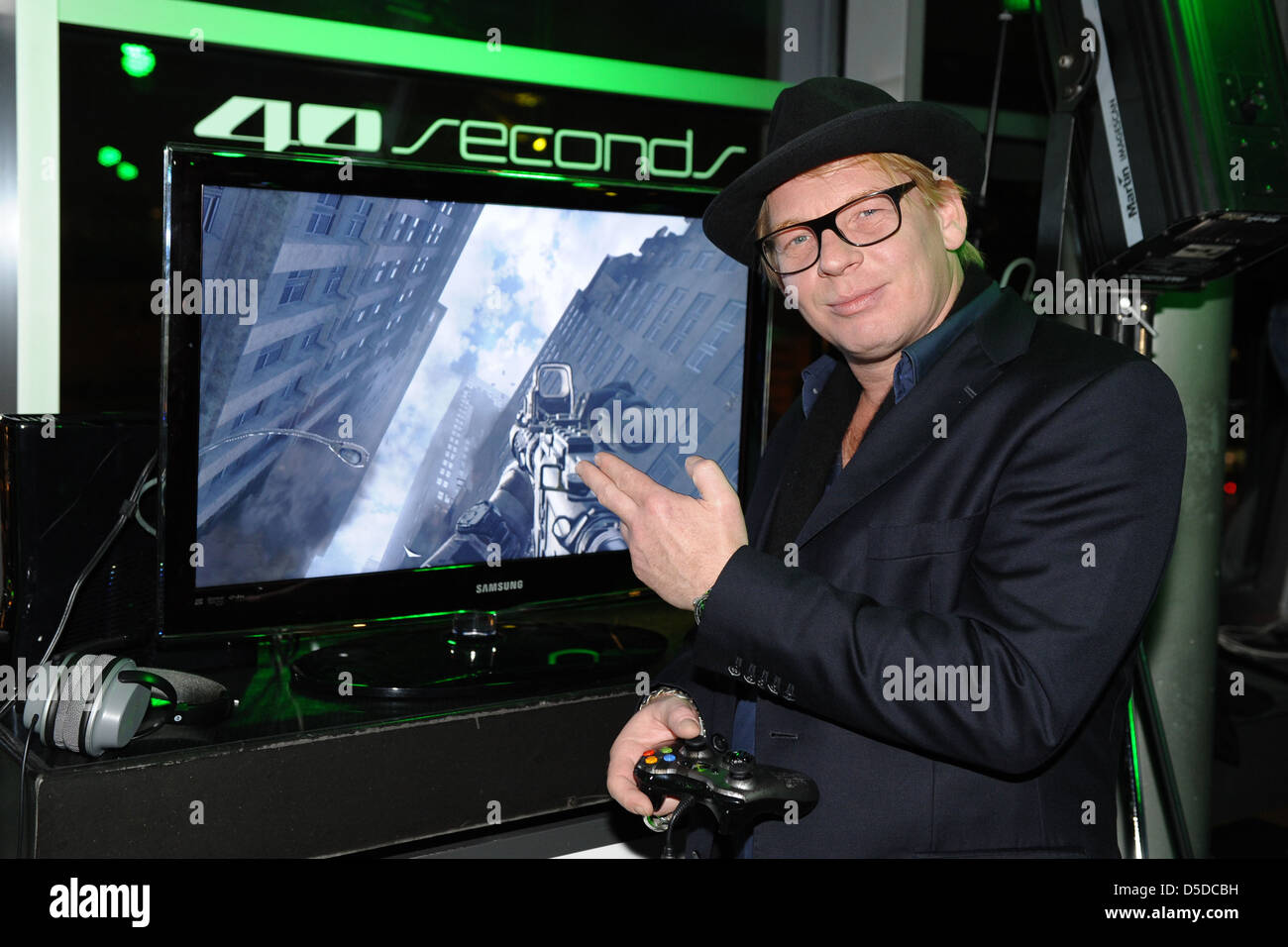 Ben Becker in occasione del lancio del video gioco "Call Of Duty: Modern Warfare ' a secondi Club. Berlino Germania Foto Stock