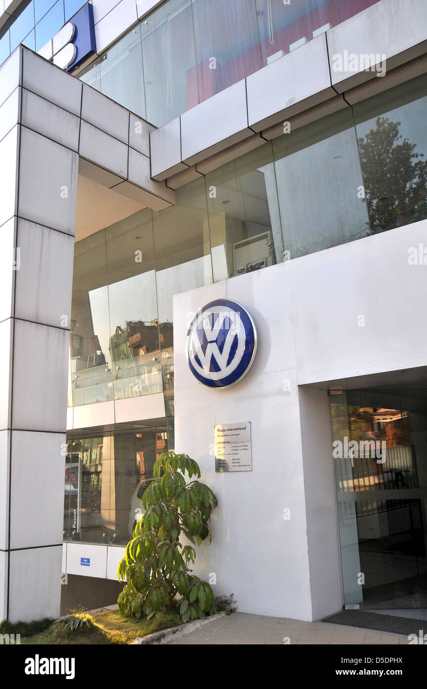 Le vetture Volkswagen office Kathmandu in Nepal Asia Foto Stock