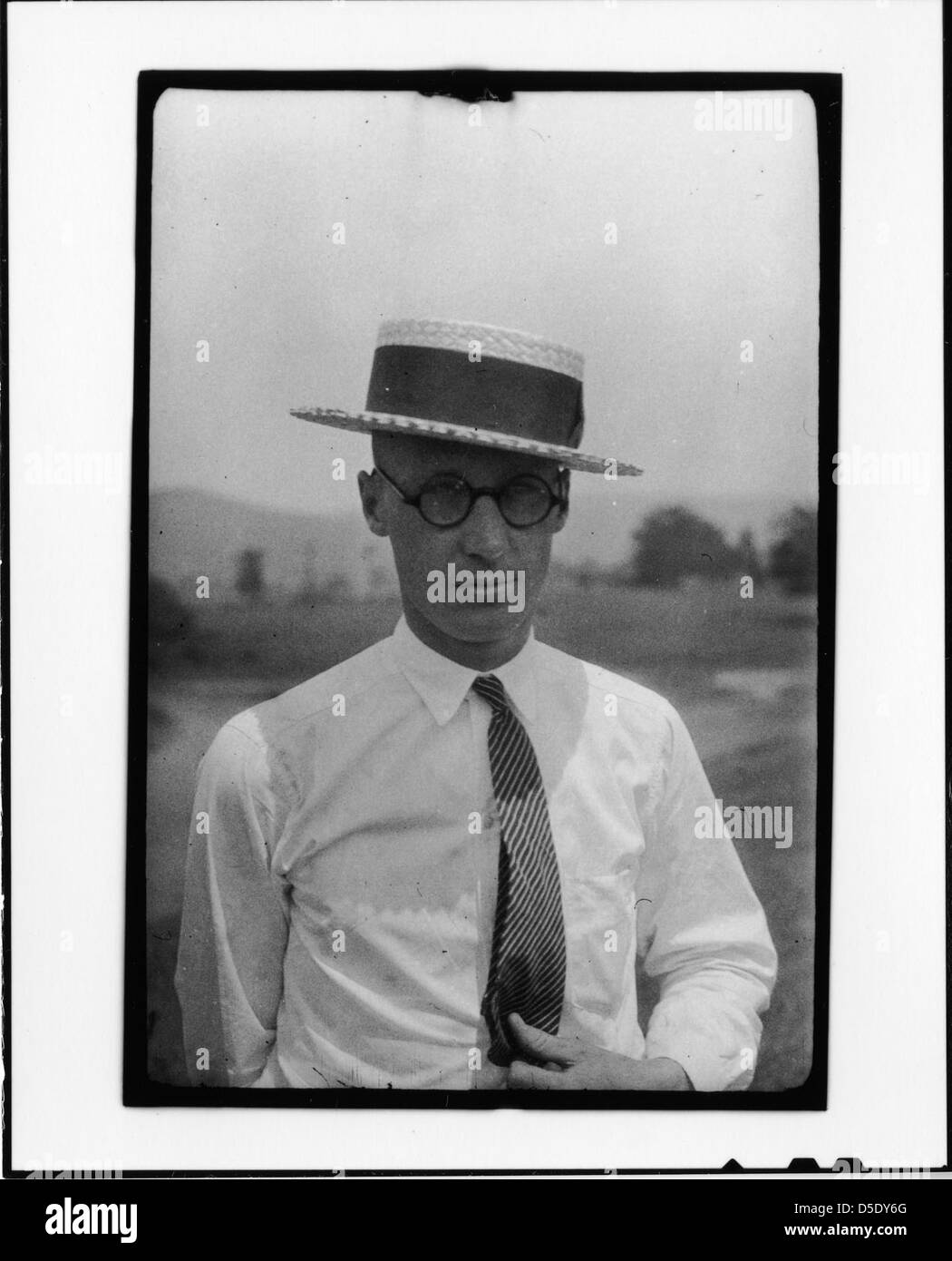 Tennessee v. John T. Scopes prova: John Thomas Scopes Foto Stock