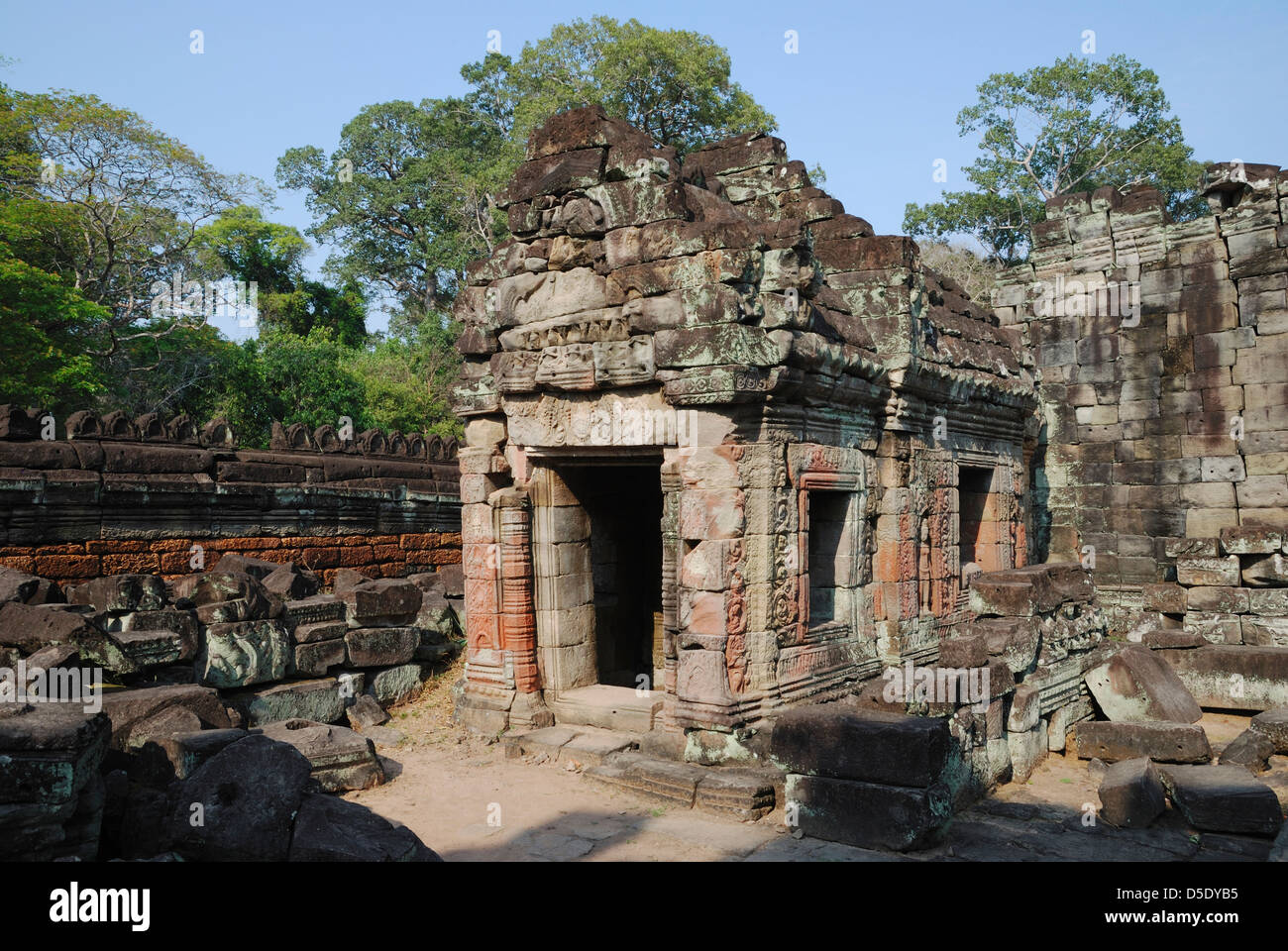 Il tempio di Preah Khan, Angkor, Siem Reap Provincia, in Cambogia. Foto Stock