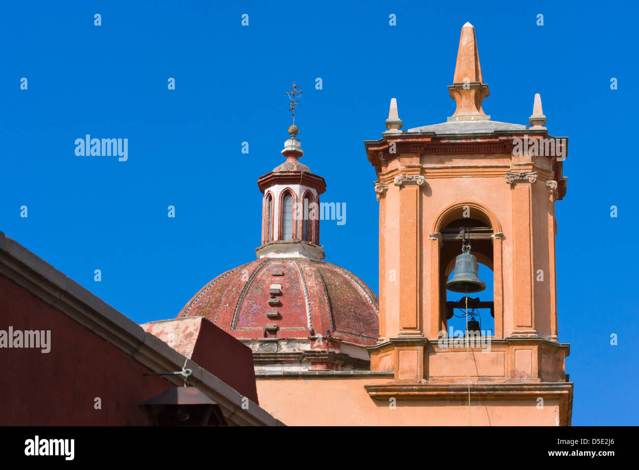 Chiesa Duomo e il campanile a torre, Guanajuato, Messico Foto Stock