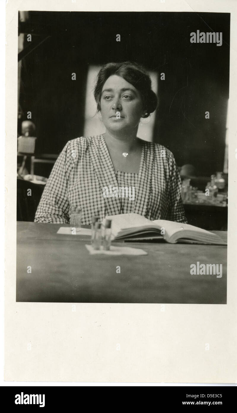 Mathilde Margarethe Lange (1888-1974?) Foto Stock