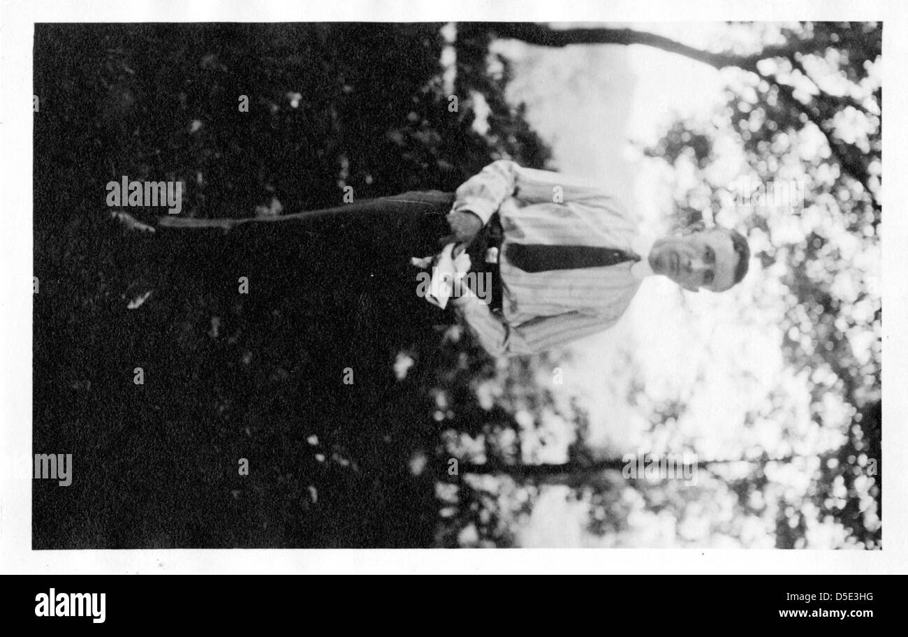 Fay-Cooper Cole (1881-1961), un antropologo americano, ha contribuito in modo significativo allo studio delle culture indigene e dell'archeologia. È noto per il suo lavoro con le tribù dei nativi americani e per la sua carriera accademica. Foto Stock