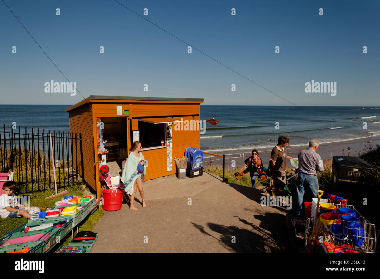 Cayton Bay Yorkshire Foto Stock