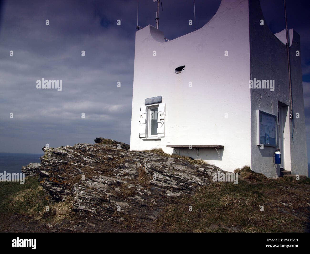 Viste di Boscastle, Cornwall, Regno Unito Foto Stock