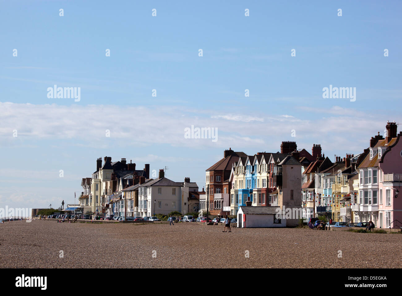 Lungomare di Aldeburgh Foto Stock