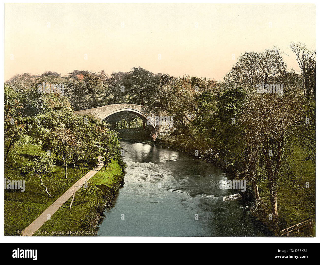 [Auld Brig O'Doon, Ayr Scozia] (LOC) Foto Stock